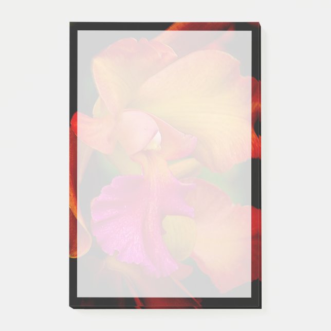 Cattleya Orchid Portrait Post-it Notes (Front)