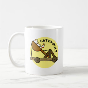Catto-pult Cat Pun Mug