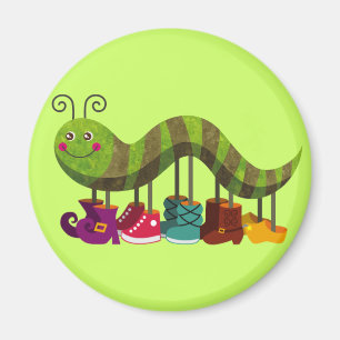 Catty Caterpillar Magnet