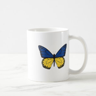 Catumet International Ukraine Flag Butterfly Coffee Mug