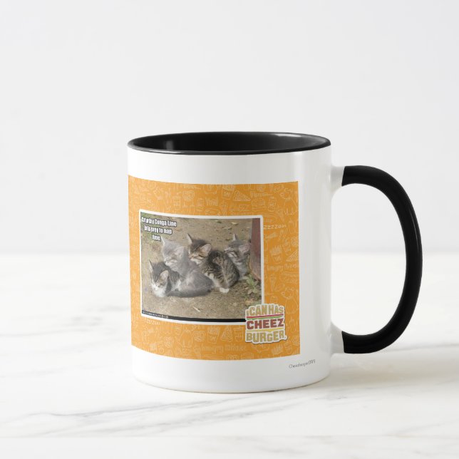 Caturday Conga Line Mug (Right)
