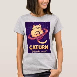 Caturn Orbit The Couch Women's Tee