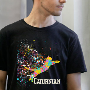 "Caturnian" Cat Mom Dad Animal Lover  T-Shirt