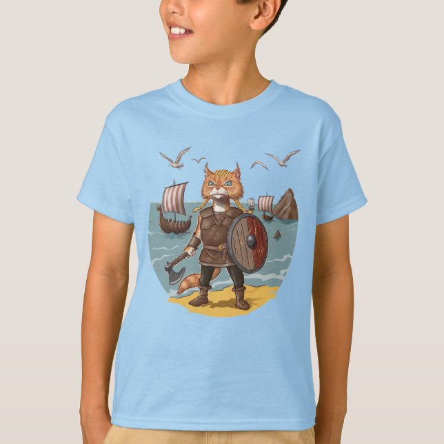 Catvikings T-Shirt (Front)