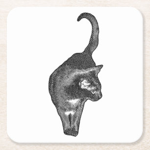 Catwalk Spirit Square Paper Coaster