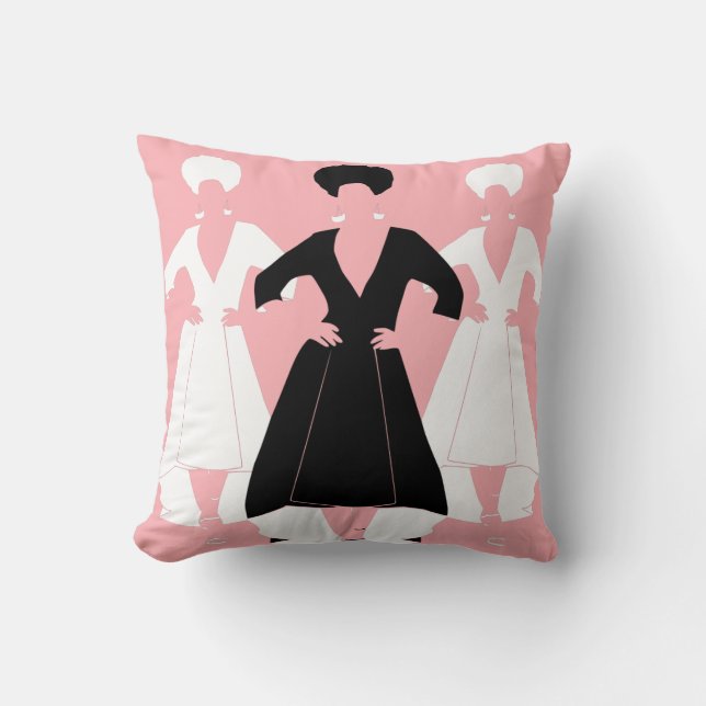 Catwalk Throw Pillow (Front)