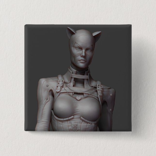 Catwoman Alternate 2 Inch Square Button (Front)