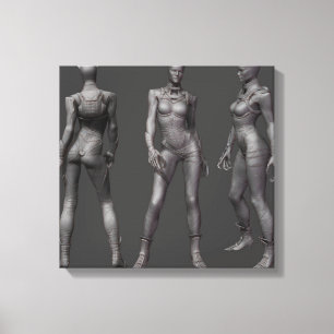 Catwoman Alternate Turnaround Canvas Print
