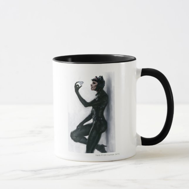 Catwoman Illustration Mug (Right)