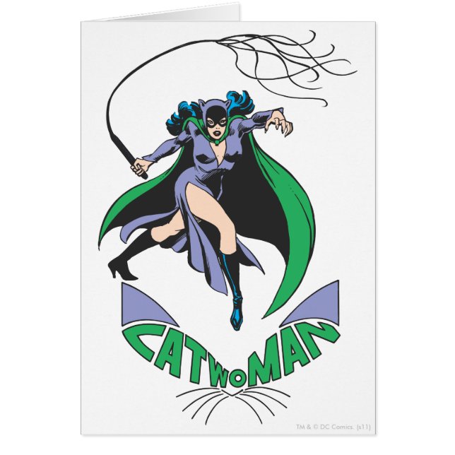 Catwoman & Logo Green (Devant)