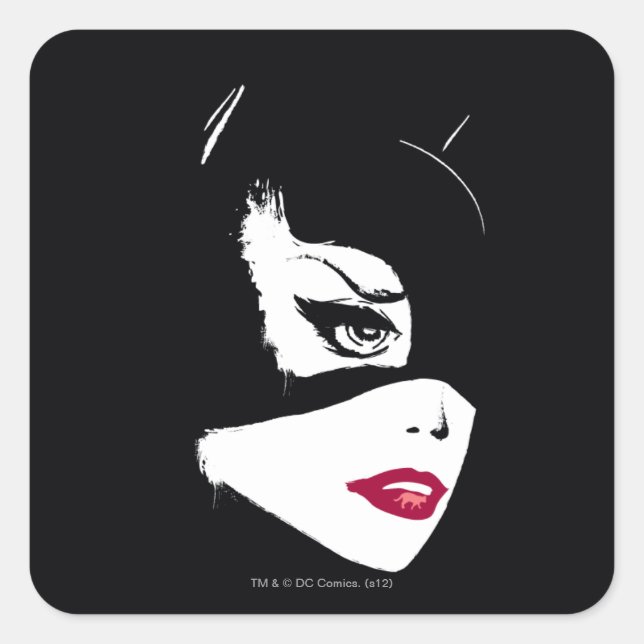 Catwoman Nine Lives Square Sticker (Front)
