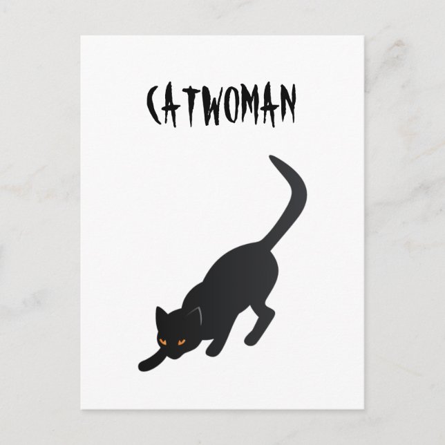 Catwoman Postcard (Front)