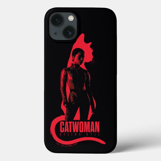 Catwoman Selina Kyle Cat Silhouette Case-Mate iPhone Case (Back)