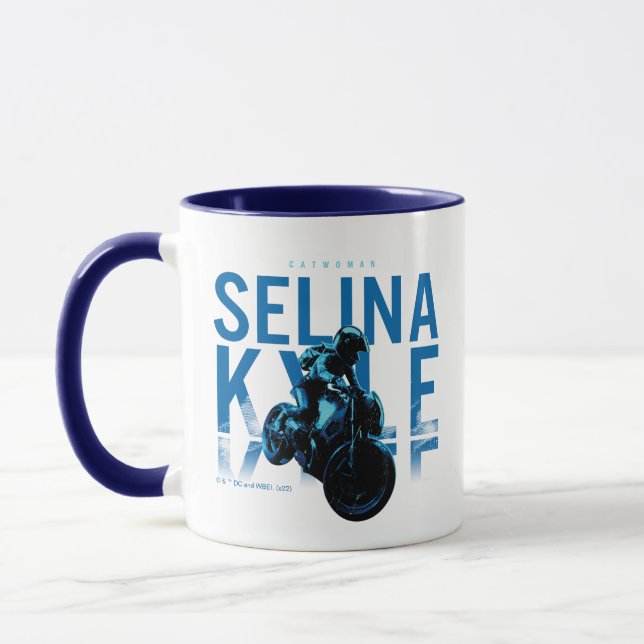 Catwoman Selina Kyle Motorcycle Mug (Left)