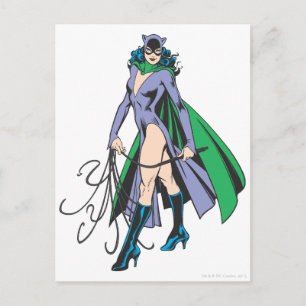 Catwoman Stands Postcard