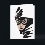 Catwoman The Claws Are Out Cover Illustration Card<br><div class="desc">Catwoman tears through the page in this awesome comic cover illustration! Capture this femme fatale on a graphic tee,  wall art print,  and many more custom Zazzle products perfect for gifting or treating yourself!</div>