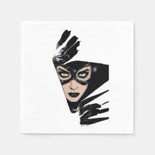 Catwoman The Claws Are Out Cover Illustration Napkin