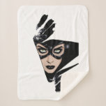 Catwoman The Claws Are Out Cover Illustration Sherpa Blanket<br><div class="desc">Catwoman tears through the page in this awesome comic cover illustration! Capture this femme fatale on a graphic tee,  wall art print,  and many more custom Zazzle products perfect for gifting or treating yourself!</div>