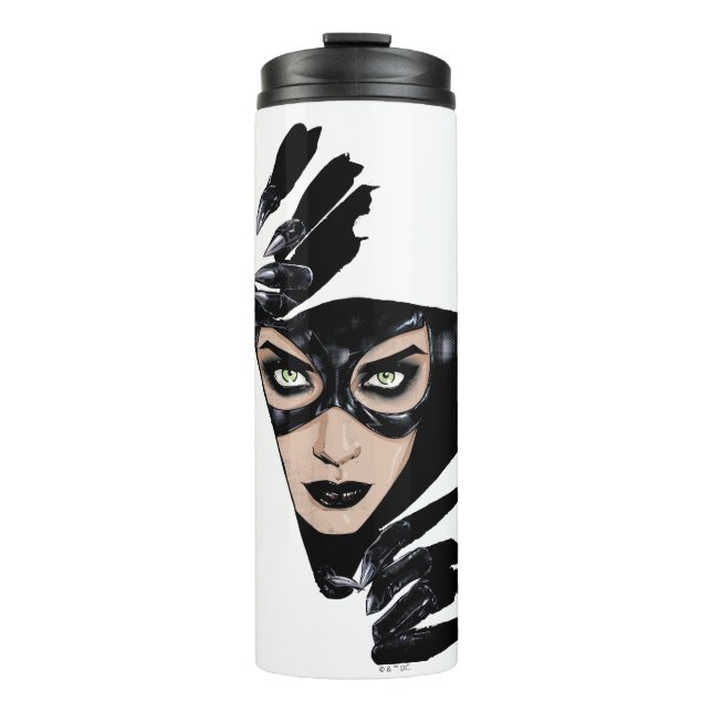 Catwoman The Claws Are Out Cover Illustration Thermal Tumbler (Front)