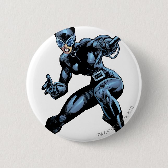 Catwoman with Whip 2 Inch Round Button (Front)