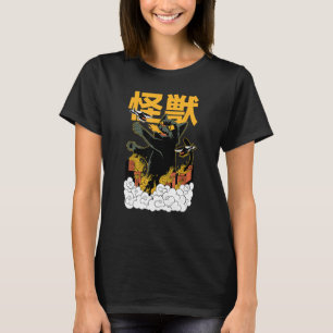 Catzilla Angry Kaiju Cat Monster T-Shirt