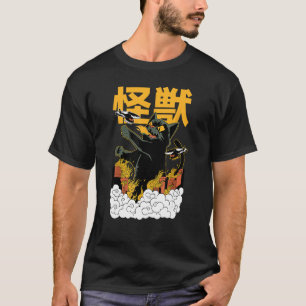 Catzilla Angry Kaiju Cat Monster T-Shirt