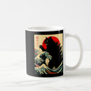 Catzilla Cat Japanese Art Funny For Men Women Boy  Coffee Mug