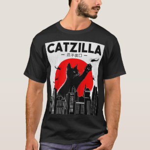 Catzilla Funny Cat , Funny Cat , Cat Lover  T-Shirt