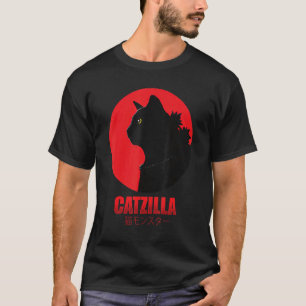 Catzilla Funny Cat Shirt, Funny Cat T-Shirt