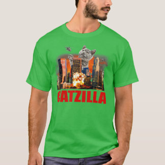 Catzilla Funny Cat T-Shirt