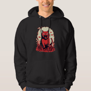 Catzilla Japanese Cute Cat Stuff Cat Cat Mom Cat Hoodie