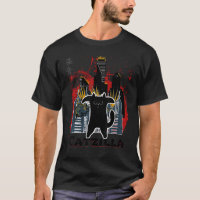 Catzilla Vintage Funny Cute Cat Lover, Cat