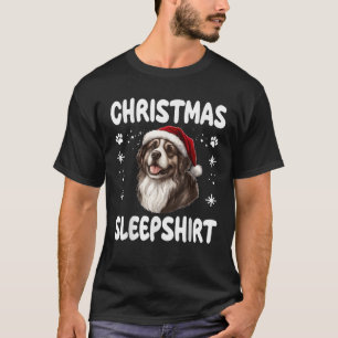 Caucasian Ovcharka Dog Nightgown Pajama Christmas T-Shirt