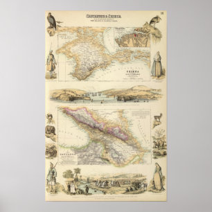 Caucausus and Crimea Poster
