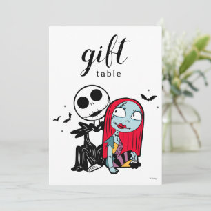 Cauchemar avant Noël Anniversaire Carte Table