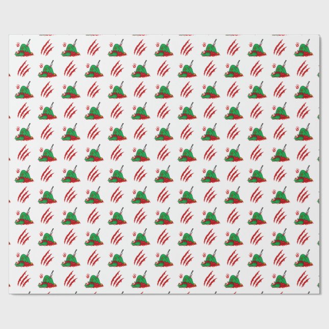 Cauchemar sur Elf Street Papier cadeau enveloppant (Plat)