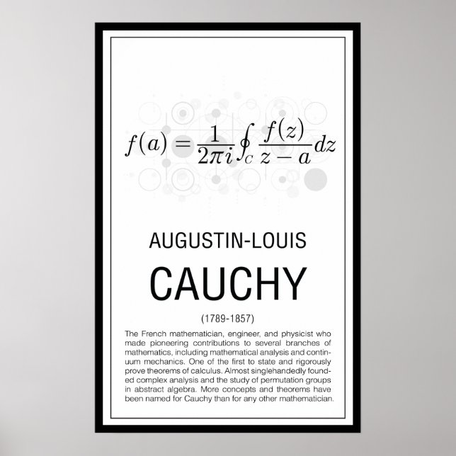Cauchy Poster (Front)