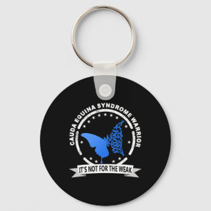 Cauda Equina Syndrome Warrior 1 Keychain