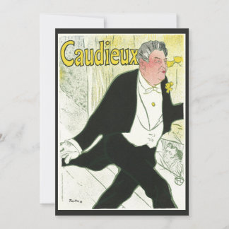 Caudieux by Toulouse Lautrec, Vintage Art Nouveau