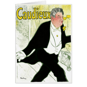 Caudieux de Toulouse Lautrec, Art Nouveau Vintage,