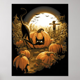 Caught in a Spooky Patch Poster