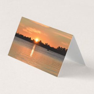 Caught in the Sunset Blank Greeting Card