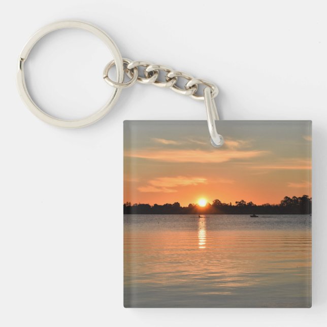 Caught in the Sunset Key Ring (Front)