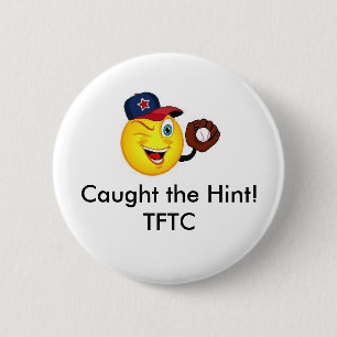 Caught the Hint! TFTC Geocaching Swag Pin