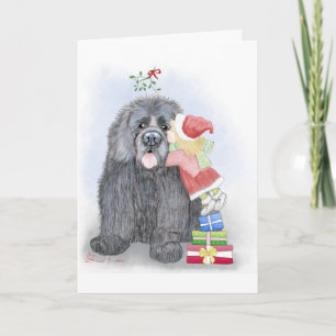 Caught Under the Mistletoe Greeting Card