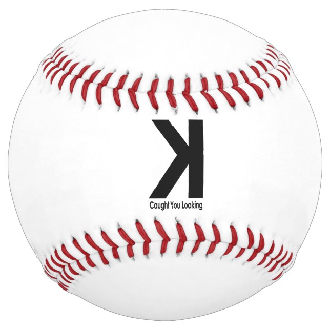 Caught You Looking – Funny Baseball Pitcher Saying Softball (Front)