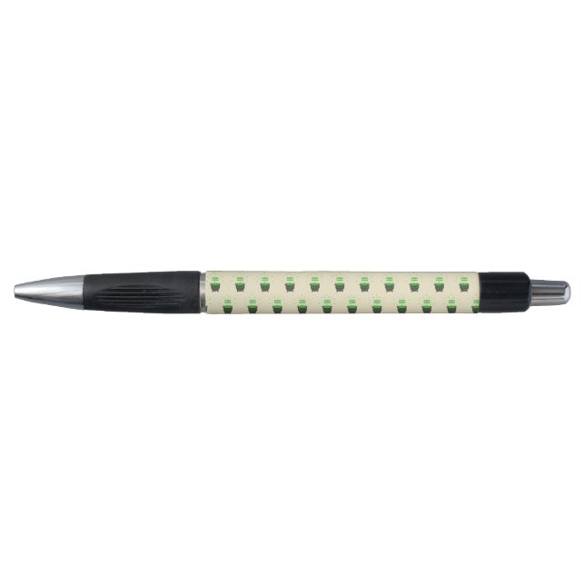 Cauldron and Bubbling Green Brew Halloween Pen (Front)