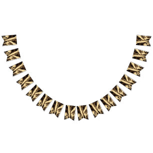 Cauldron of bones. bunting flags