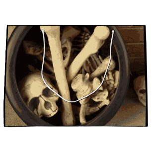 Cauldron of bones. large gift bag