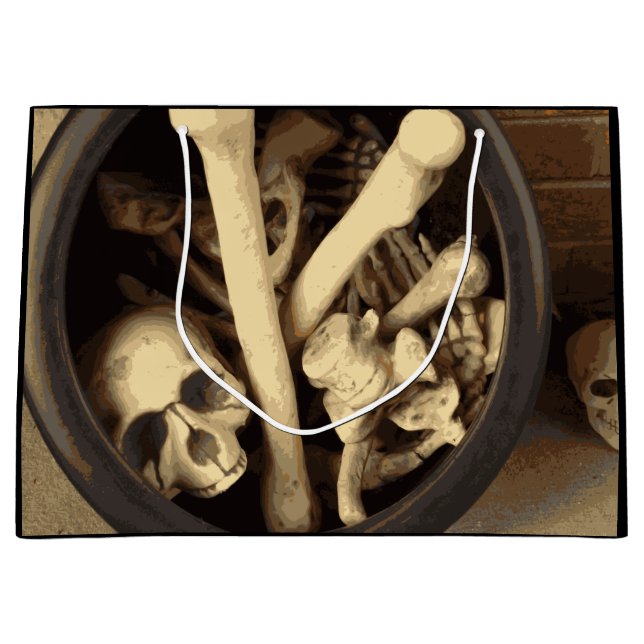 Cauldron of bones. large gift bag (Front)